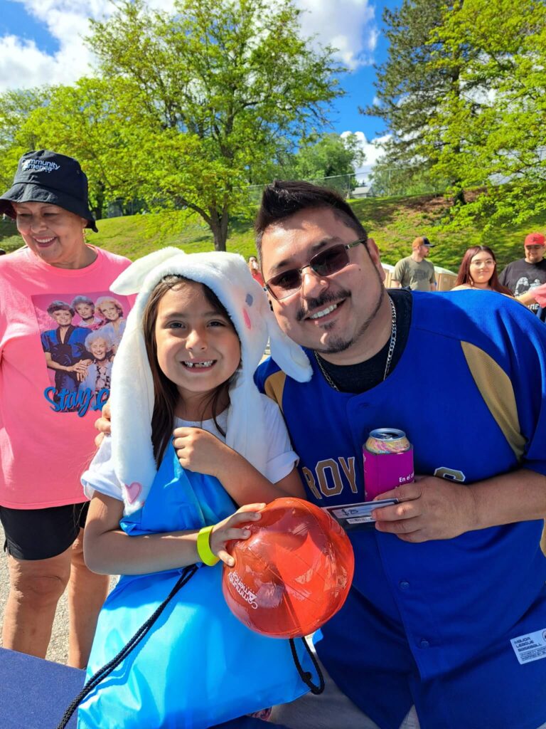 Father and daughter on Cinco de Mayo