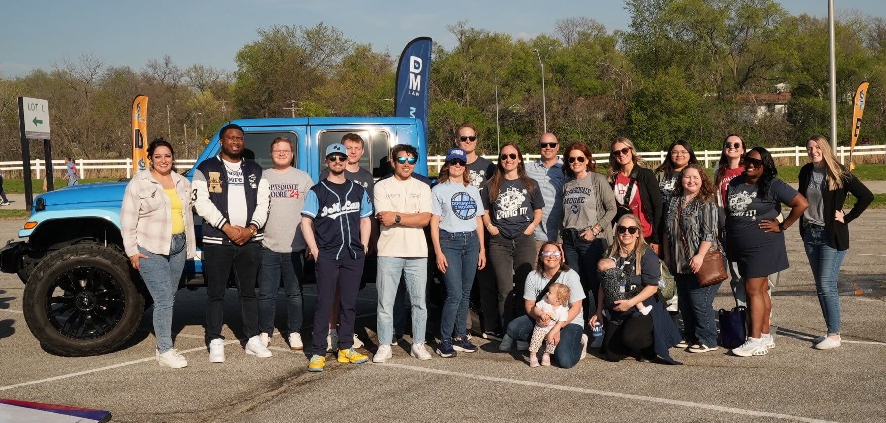 DM Injury Law Team at Corporate Challenge Kickoff