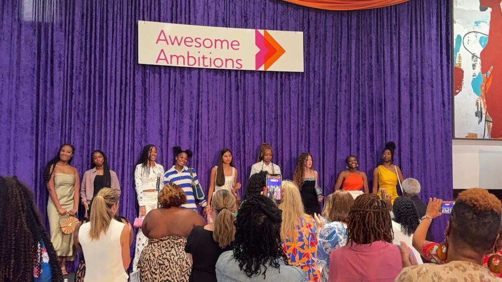 students at awesome ambitions fashion show