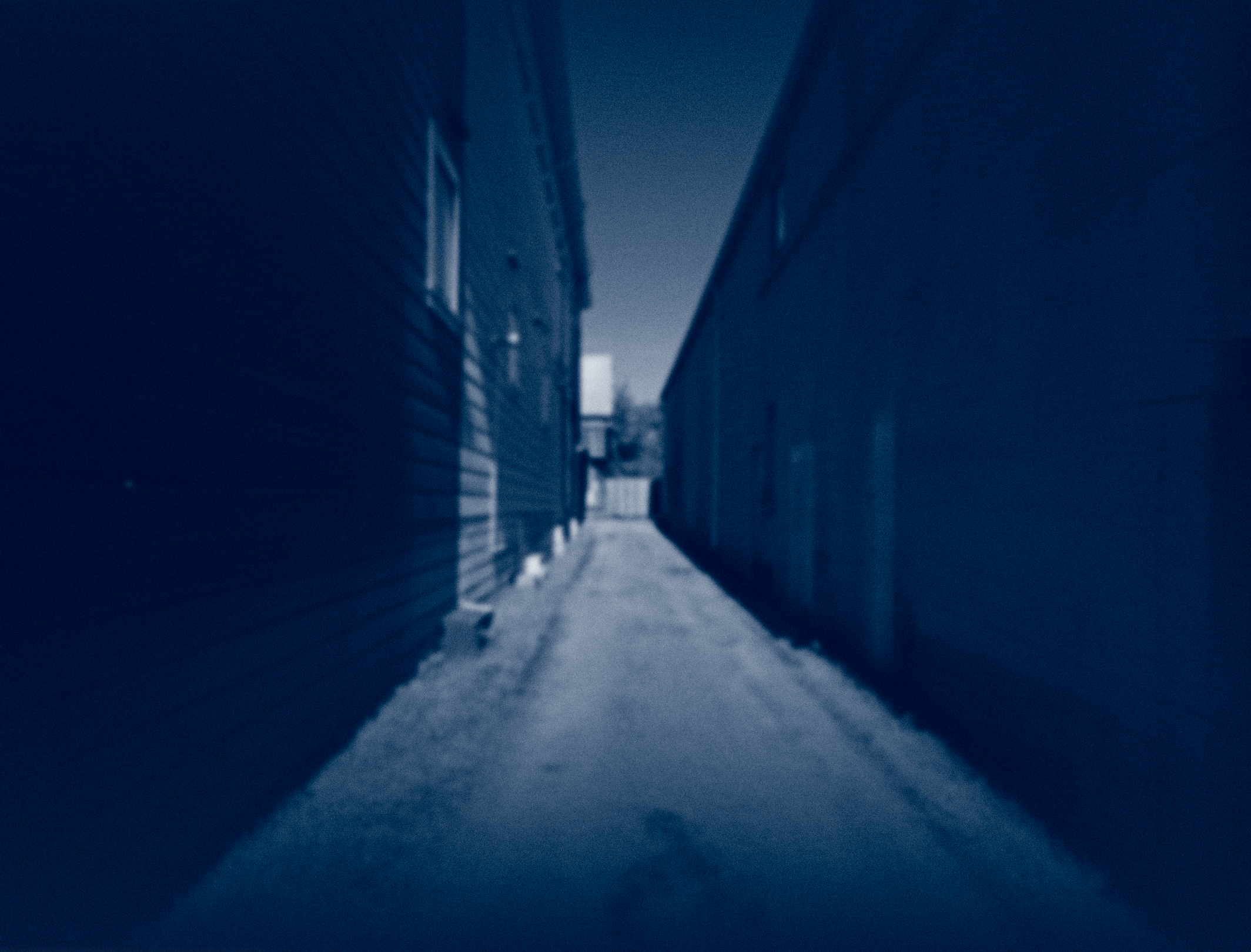 Photo of delviery truck backing up